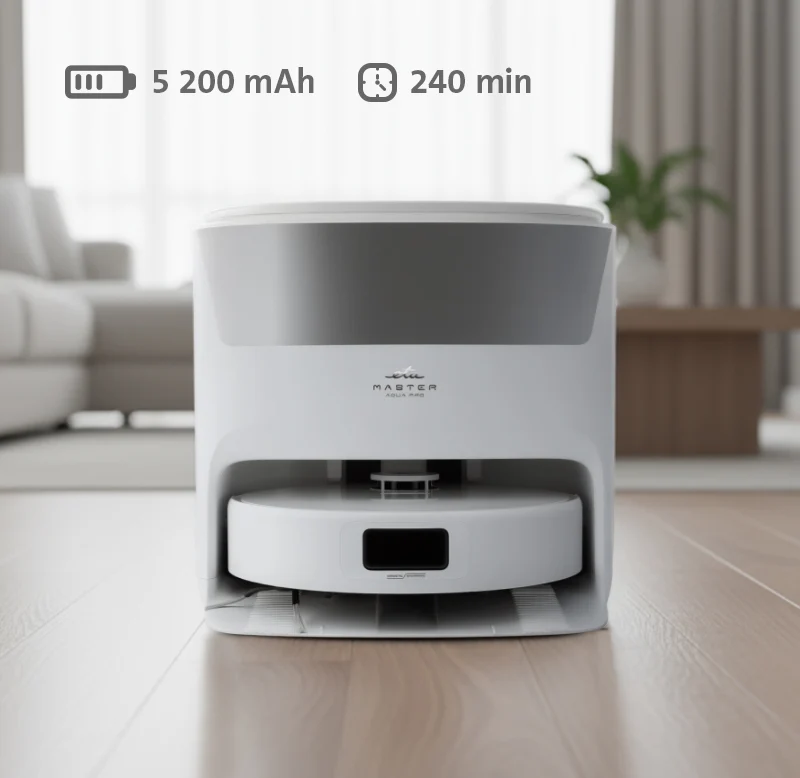 Roboterstaubsauger ETA MASTER AQUA PRO 7229 90000 weiß
