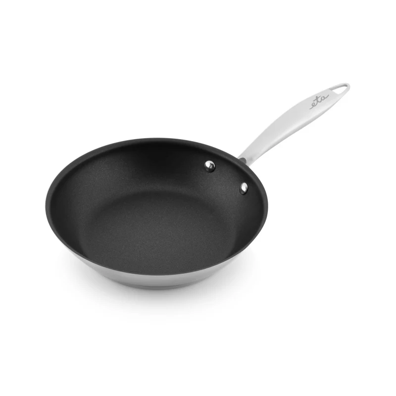 Pfanne ETA INOX 3930 90000, 20 cm schwarz/silber