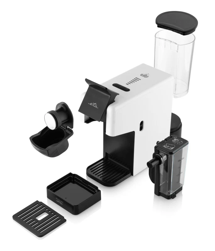 Kapselkaffeemaschine ETA Multicaps Latteo 8175 90000 weiß