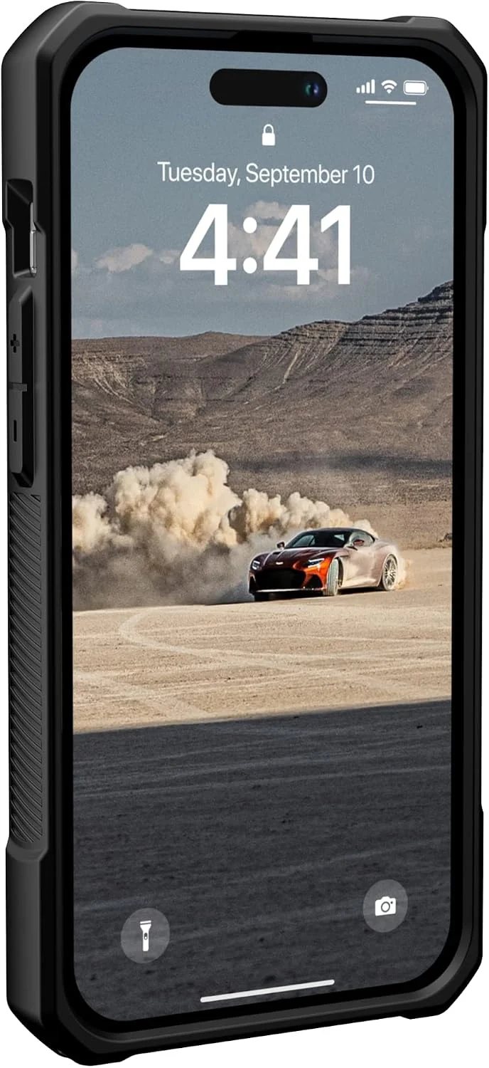 URBAN ARMOR GEAR UAG Monarch Schutzhülle kompatibel mit Apple iPhone 14 Pro [Wireless Charging kompa