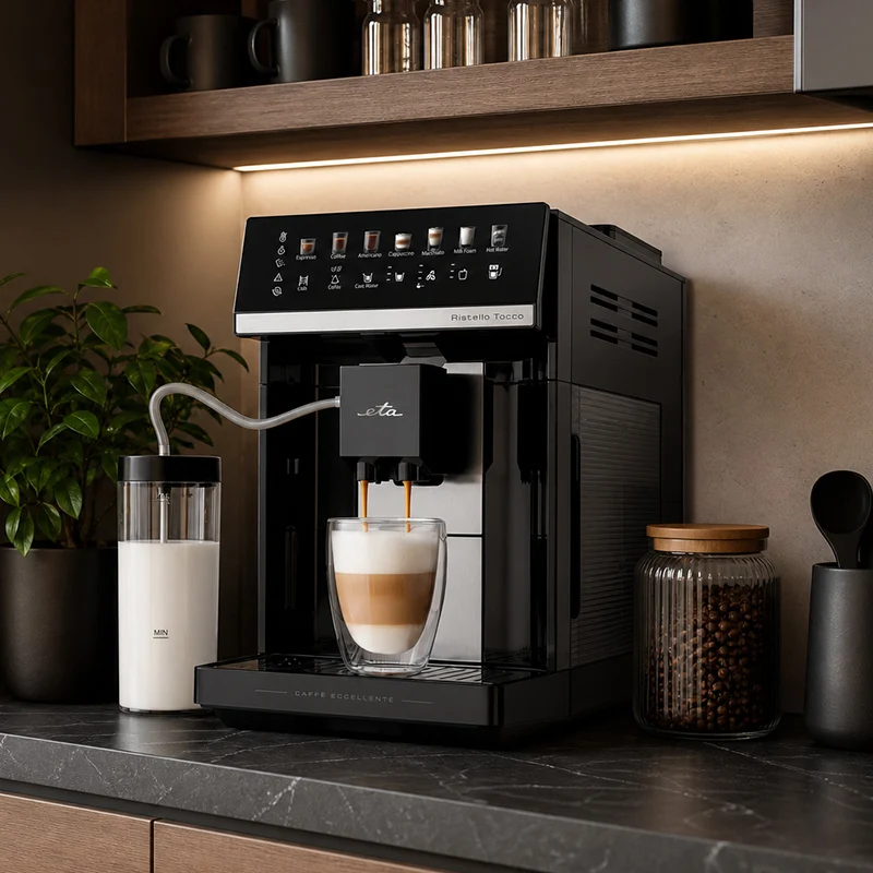 Automatische Kaffeemaschine ETA Ristello Tocco 2173 90000 schwarz