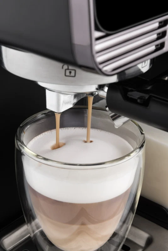 Hebel-Kaffeemaschine ETA Aromico 5175 90000 schwarz/chrom