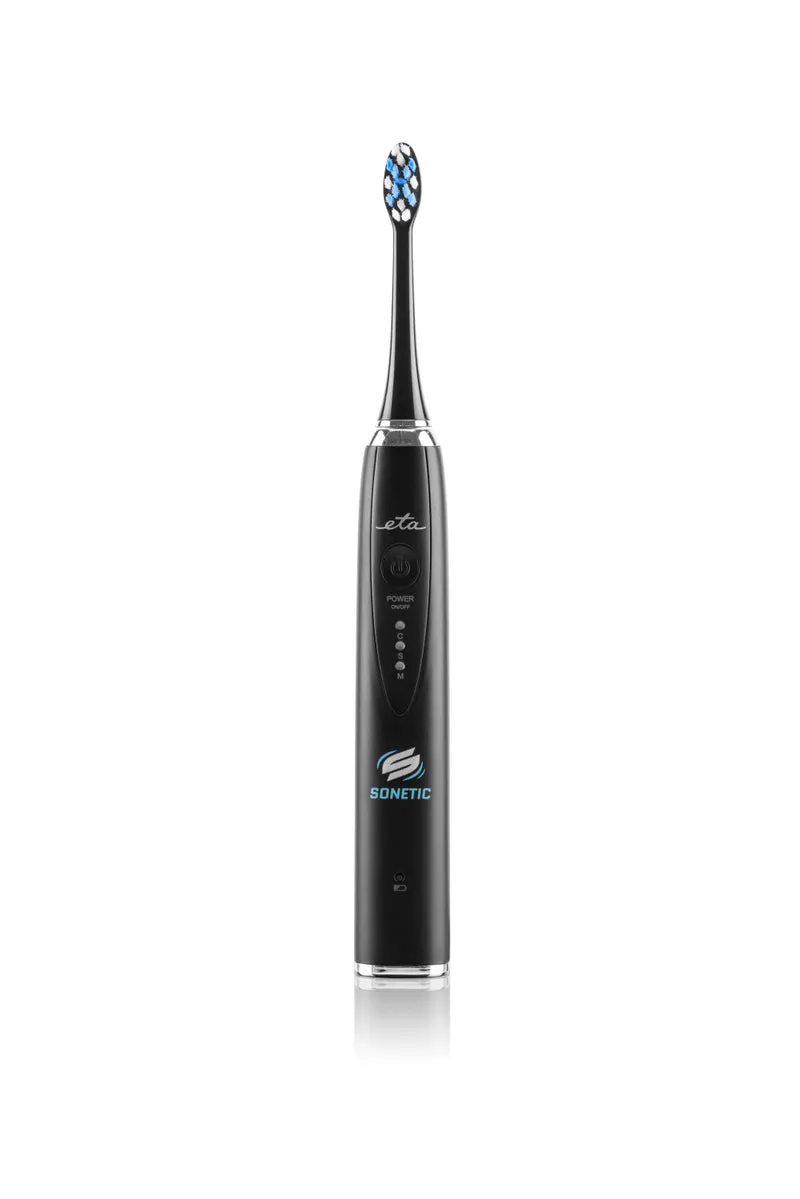 Zahnbürsten-Set ETA Sonetic 3707 90010 schwarz/weiß