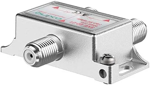 Axing SVS 1-00 Satelliten-Breitbandverstärker (25dB, 47-2200 MHz) & SVE 20-01 2-Fach SAT-Verteiler S