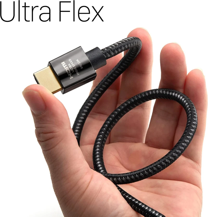 Zeskit X-Tech 48Gbps Ultra High Speed HDMI Kabel 1,5m 8K60 4K120 144Hz eARC HDR HDCP 2.2 2.3 kompati