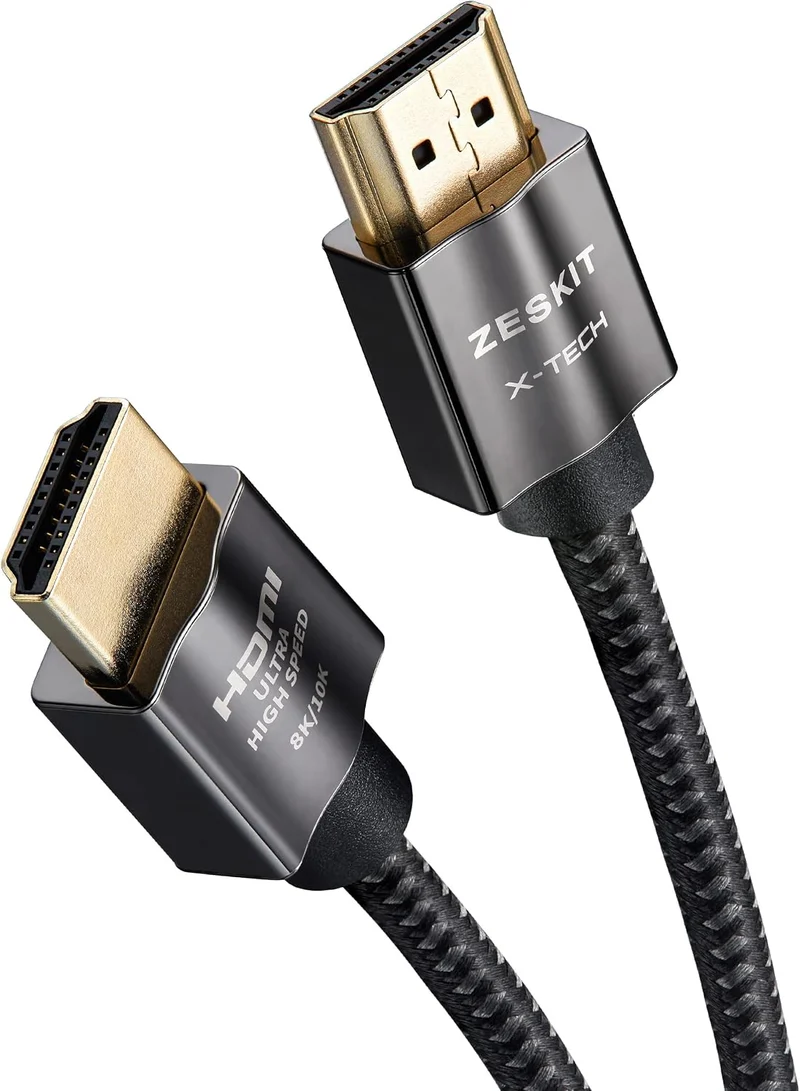 Zeskit X-Tech 48Gbps Ultra High Speed HDMI Kabel 1,5m 8K60 4K120 144Hz eARC HDR HDCP 2.2 2.3 kompati