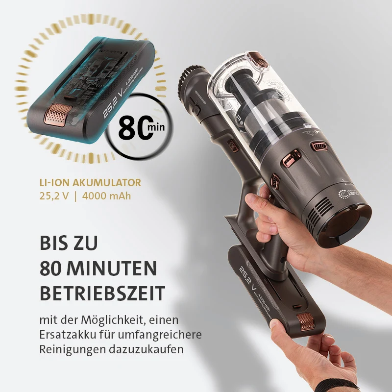 Stabstaubsauger ETA Terier 3 in 1, 5247 90000 braun