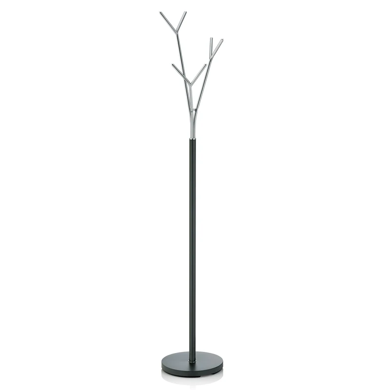Kela 22233 Badezimmerständer, Rostfrei, Metall, Höhe 173,5 cm, Sinerio, Anthrazit Badezimmerständer