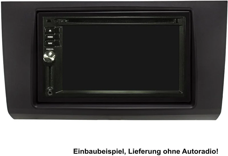 tomzz Audio 2454-024 Doppel DIN Radioblende Set kompatibel mit Suzuki Swift MZ/EZ Bj.2005-2010 anthr