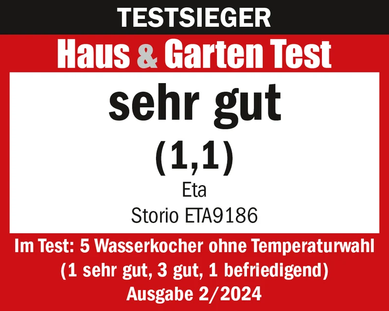 Elektrischer Wasserkocher ETA Storio 9186 90040 (ETA918690040) beige