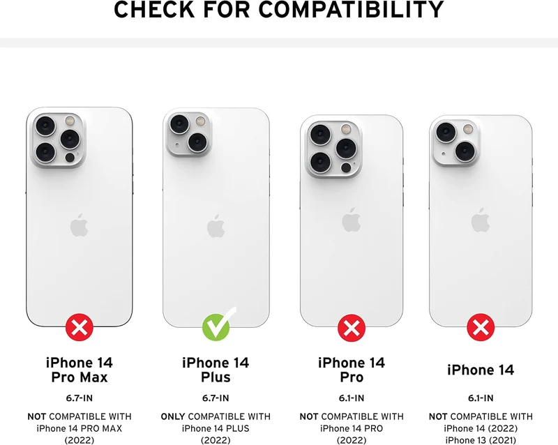 URBAN ARMOR GEAR Plasma Hülle kompatibel mit Apple iPhone 14 Plus [Wireless Charging kompatibles Cov