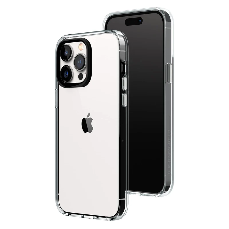 RhinoShield Crystal Clear Case kompatibel mit [iPhone 14 Pro Max] | Fortschrittliche Vergilbungsresi