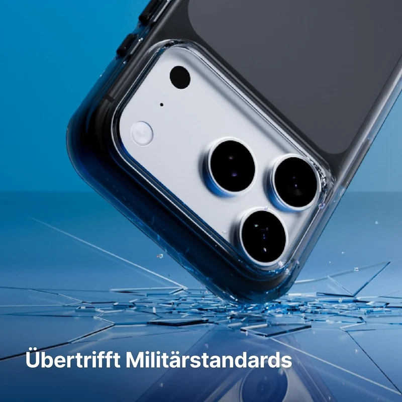 RhinoShield Crystal Clear Case kompatibel mit [iPhone 14 Pro Max] | Fortschrittliche Vergilbungsresi