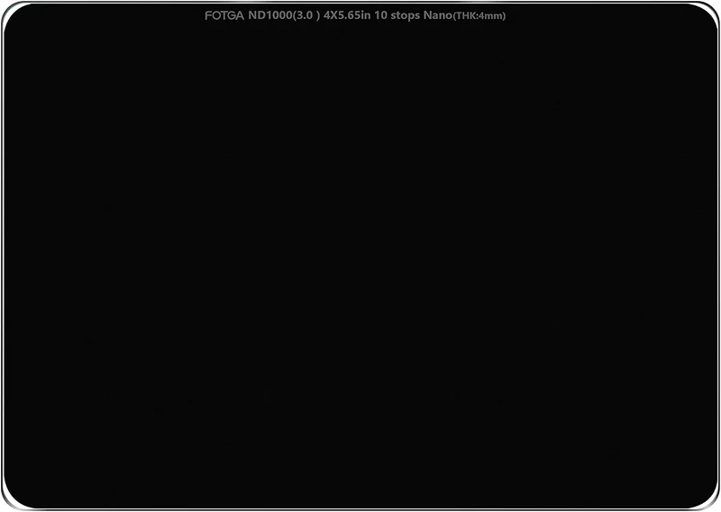 FOTGA Nano 4x5.65 ND1000 Neutral Graufilter Rechteckfilter aus Optisches Glas, ND3.0 (10 Stopps) Cin
