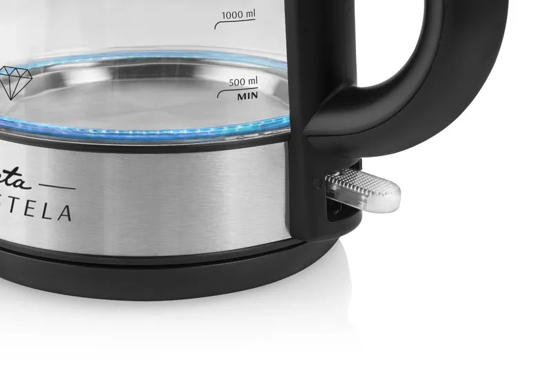 Elektrischer Wasserkocher ETA Crystela 6153 90000 (ETA615390000) rostfreier stahl/glas