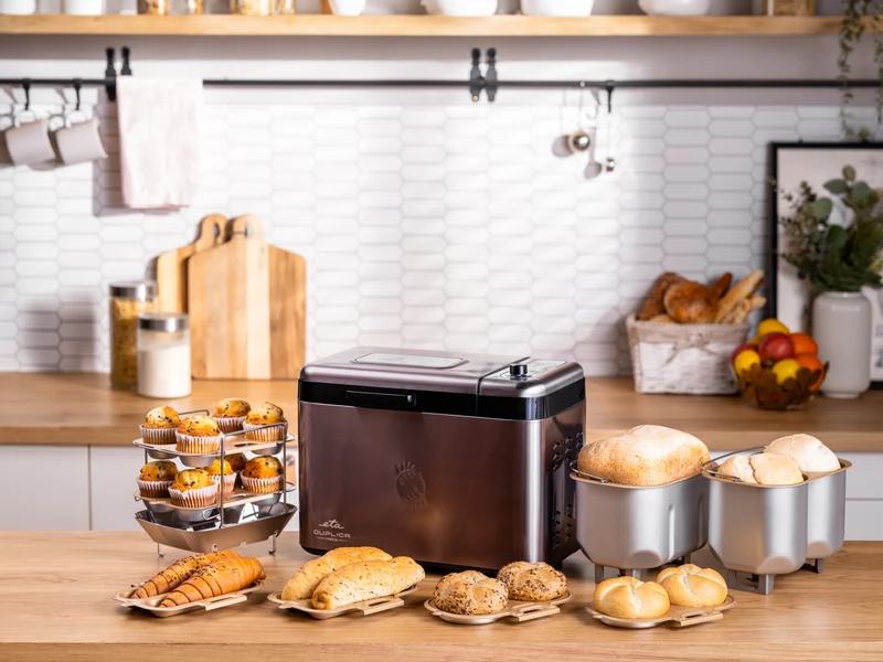 Brotbackautomat ETA Duplica II 3147 90000 schwarz/rostfreier stahl