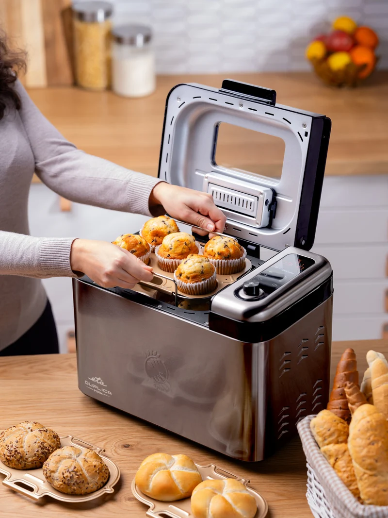 Brotbackautomat ETA Duplica II 3147 90000 schwarz/rostfreier stahl