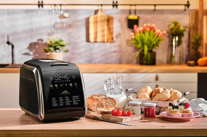 Brotbackautomat ETA Delicca II Max 7149 90040 schwarz/rostfreier stahl