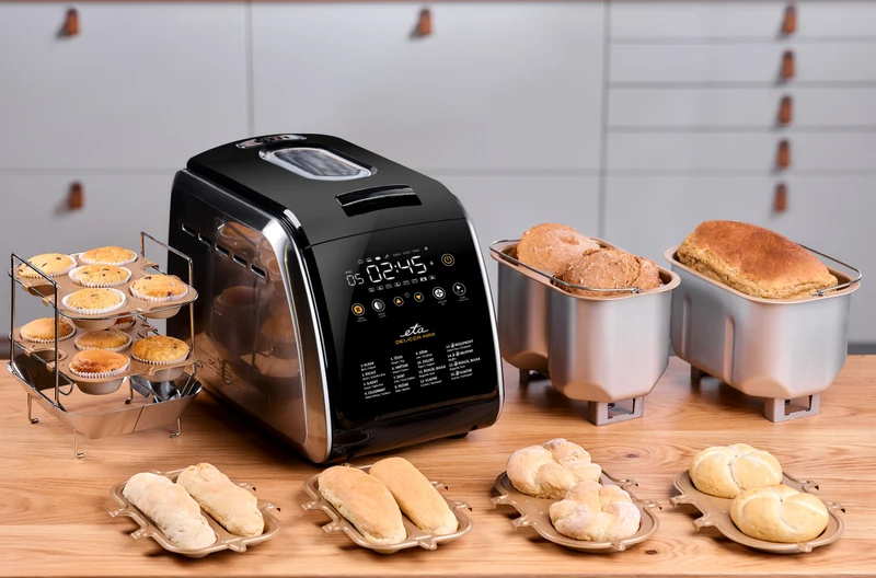 Brotbackautomat ETA Delicca II Max 7149 90040 schwarz/rostfreier stahl