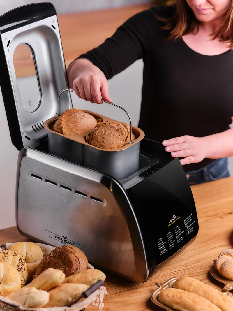Brotbackautomat ETA Delicca II Max 7149 90040 schwarz/rostfreier stahl