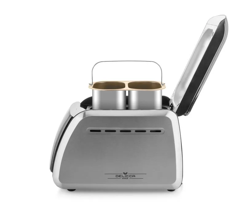 Brotbackautomat ETA Delicca II Max 7149 90040 schwarz/rostfreier stahl