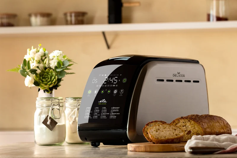Brotbackautomat ETA Delicca II 7149 90030 schwarz/rostfreier stahl