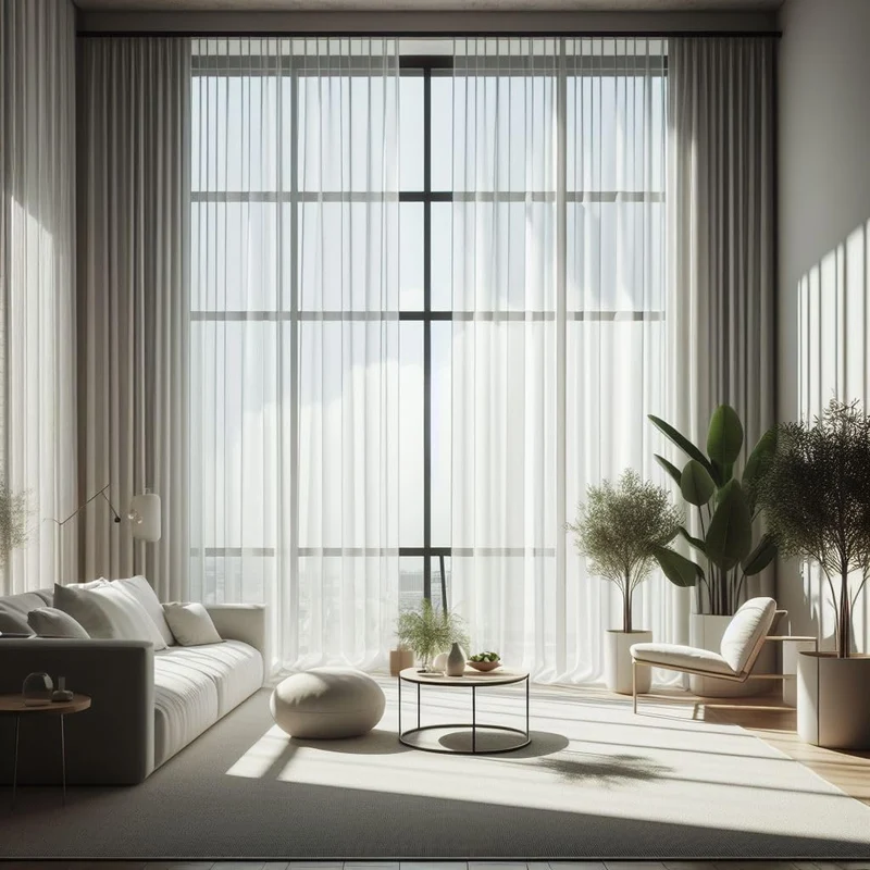 Gardinen Vorhang Voile weiss halbtransparent mit Kräuselband Bleiband Fenster Wohnzimmer,Schlafzimme
