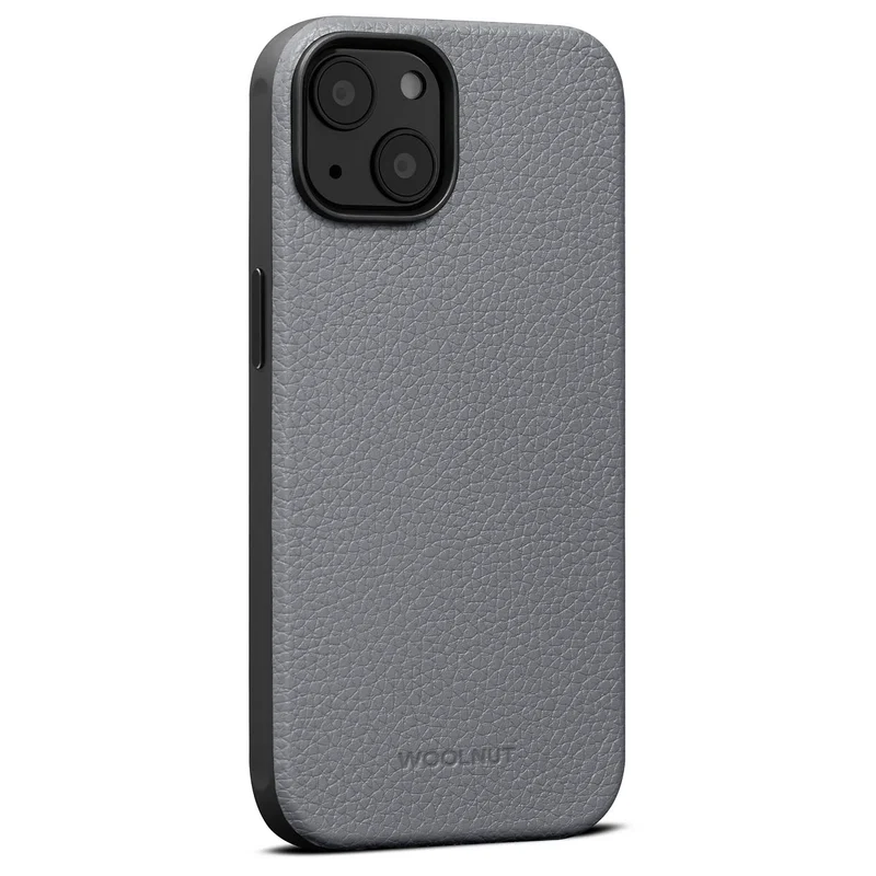 Woolnut Leder Hülle Case für iPhone 14 - Grau iPhone 14 Grau, iPhone 14 Grau