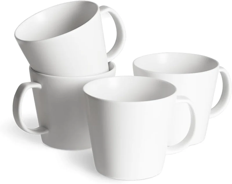 SPRINGLANE Geschirrset 16-tlg. Sweet Scandi, Weisses Geschirrservice für 4 Personen aus New Bone Ker