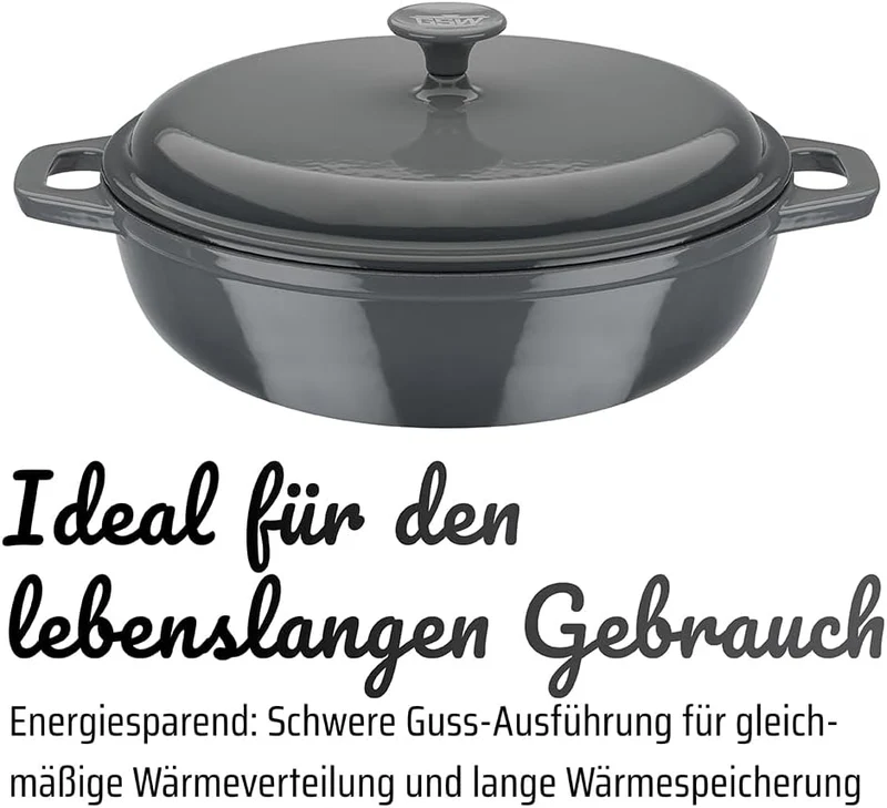 Schmortopf Grey Shadow 30cm Grau 30cm, Grau 30cm