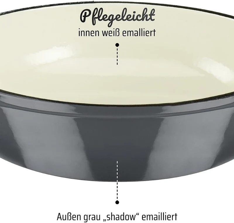 Schmortopf Grey Shadow 30cm Grau 30cm, Grau 30cm