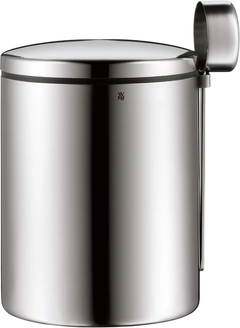 WMF Kaffeedose mit Kaffeelöffel Kult Cromargan Edelstahl rostfrei mattiert 500g & Streuer-Set 4-teil