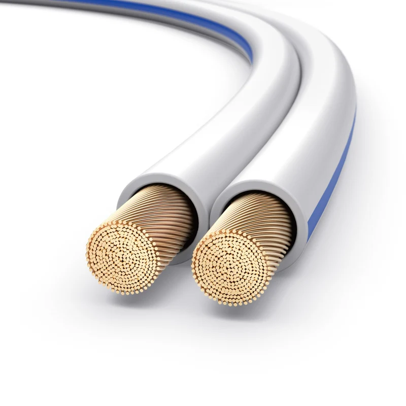 PureLink Lautsprecherkabel OFC 2 x 4,00mm² (0,10mm), 100m, weiss 100m 2 x 4,00mm² (0,10mm) weiss, 10