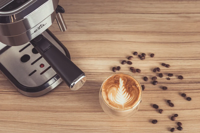 Hebel-Kaffeemaschine ETA Stretto 2180 90000 (ETA218090000) rostfreier stahl
