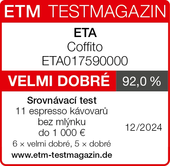 Hebel-Kaffeemaschine ETA Coffito 0175 0000 (ETA017590000) schwarz