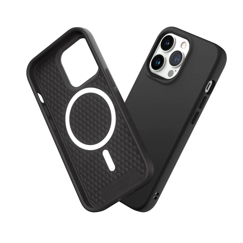 RhinoShield Case kompatibel mit [iPhone 13 Pro] | SolidSuit - MagSafe-kompatibel -Stossdämpfende & s
