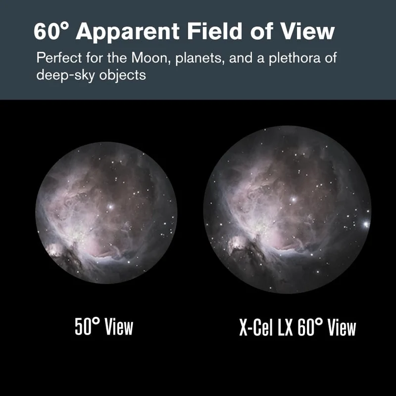 Celestron X-Cel LX Serie – 1,25'' Okular, 18 mm, 18 mm