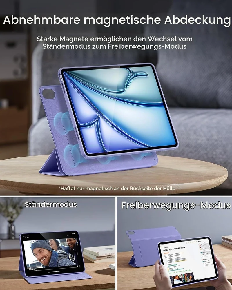 ESR Hülle kompatibel mit iPad Air 5 Generation 2022 Hülle/iPad Air 4 Generation 2020 Hülle, abnehmba