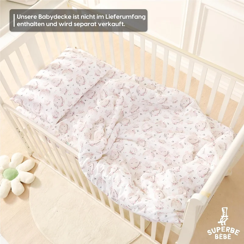 Kinderkissen Mit Kopfkissenbezug Aus Baumwolle- Kopfkissen Geeignet Für 3 Bis 10 Jahre - Grösse 60x4