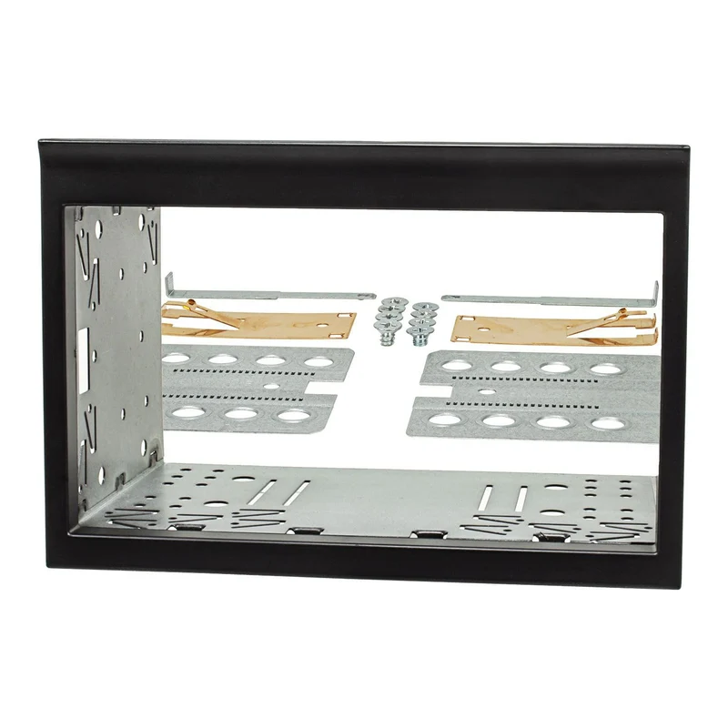 tomzz Audio 2442-000 Doppel DIN Radioblende kompatibel mit Porsche 911 Typ 996 ab1998-2004 schwarz