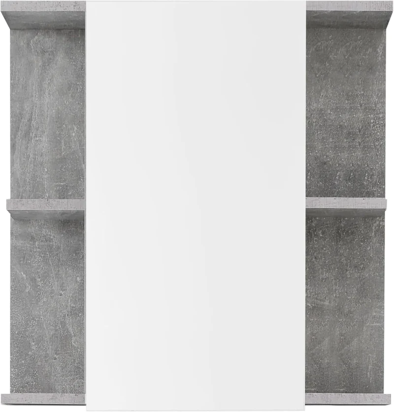 trendteam smart living - Spiegelschrank Spiegel - Badezimmer - Nano - Aufbaumass (BxHxT) 60 x 62 x 2