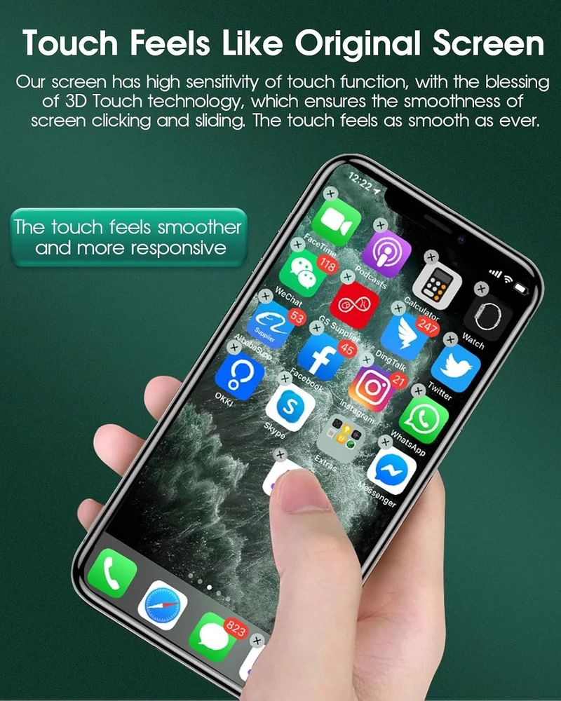 SRJTEK Ersatzbildschirm für iPhone 13 Mini LCD Display für iPhone 13 Mini Touchscreen A2628 Digitize