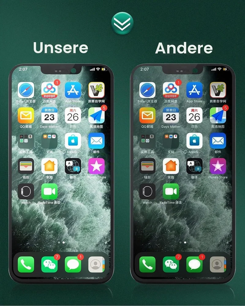 SRJTEK Ersatzbildschirm für iPhone 13 Mini LCD Display für iPhone 13 Mini Touchscreen A2628 Digitize