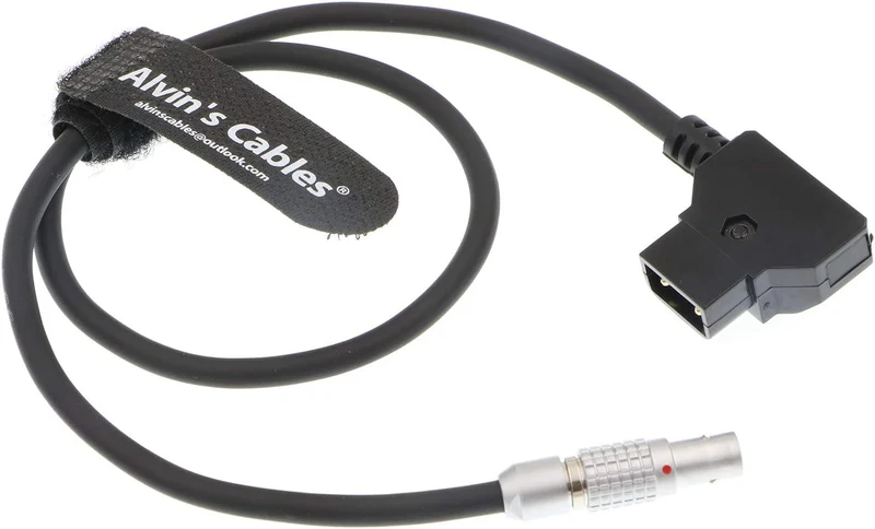 Alvin's Cables 2 Pin Buchse auf D-Tap Stromkabel für Red Komodo Kamera 50CM 50CM gerade 2-polig, 50C