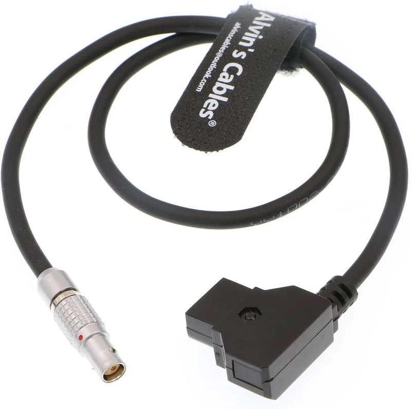 Alvin's Cables 2 Pin Buchse auf D-Tap Stromkabel für Red Komodo Kamera 50CM 50CM gerade 2-polig, 50C