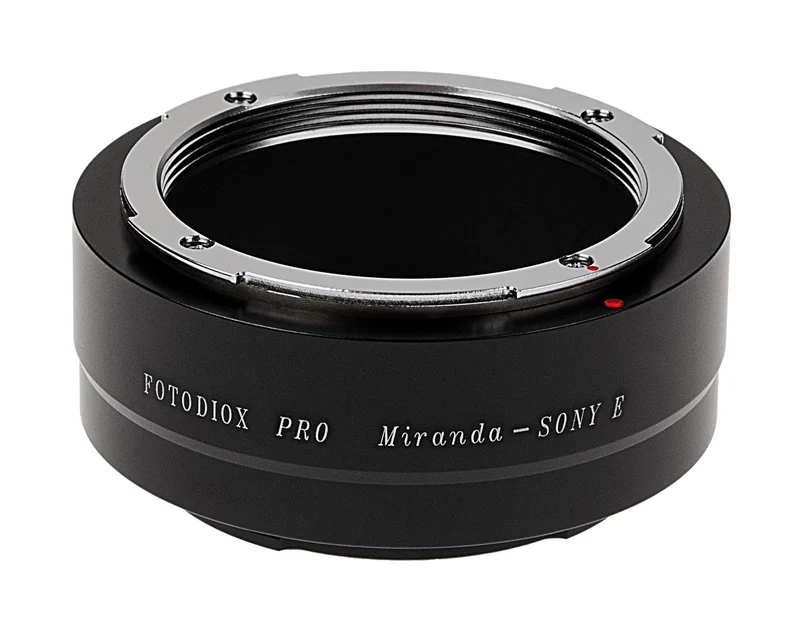 Fotodiox Pro Lens Mount Adapter Compatible with Miranda (Mir) Lenses on Sony E-Mount Cameras Miranda