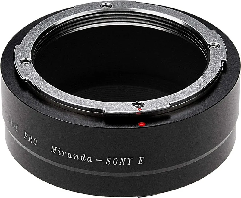Fotodiox Pro Lens Mount Adapter Compatible with Miranda (Mir) Lenses on Sony E-Mount Cameras Miranda