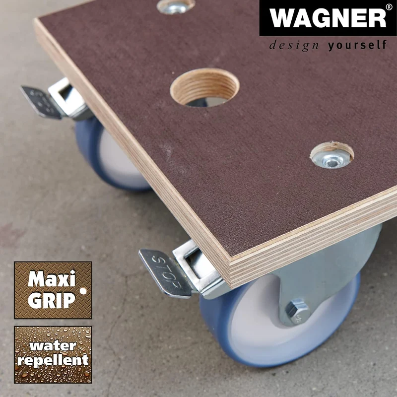 Wagner Transporthilfe MM 1341 I 57,5 x 30 x 15 cm - Tragkraft 500 kg - Multiplex - schwer beladene K