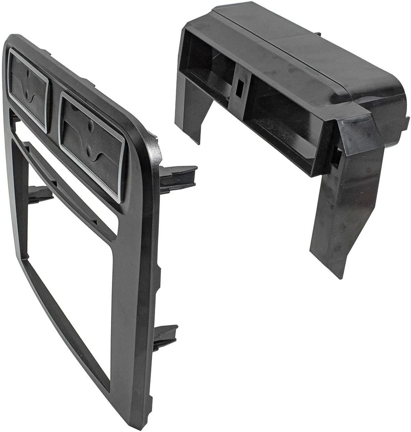 tomzz Audio 2414-046 Doppel DIN Radioblende kompatibel mit FIAT Grande Punto 199 2005-2009 schwarz