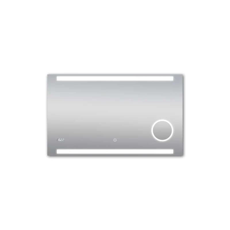 Talos King Badspiegel mit Beleuchtung – LED Badezimmerspiegel 100x60 cm – Wandspiegel mit beleuchtet